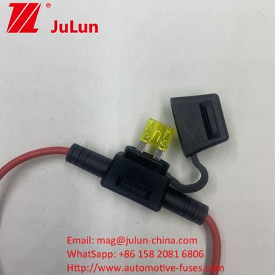 12V ô tô ATC Car Blade Fuse HolderTap In Line Mini Fuse Holder với 10 Gauge Wire