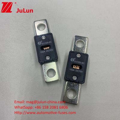 EV320-5C 500A 70VDC SINOFUSE GB/T31465.5-2015 Chất bảo hiểm bộ sạc xe điện di động được chứng nhận với Chất bảo vệ DC cho EV HEV