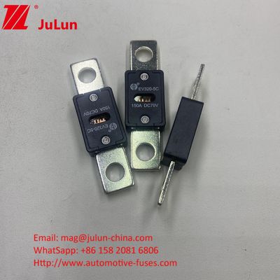 EV320-5X 80A 70VDC SINOFUSE Ceramic Automotive Fuses Kích thước nhỏ Bảo vệ mạch ngắn Đồng bạc Thạch anh Cát Vàng