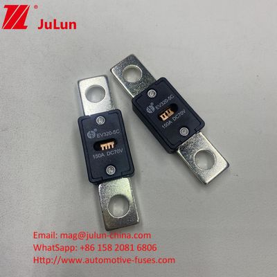 51mm Khoảng cách lỗ EV320-5X 125A 70VDC Ceramic Automotive Fuses With GB/T31465.5-2015 Certification And 70VDC Rated Voltage