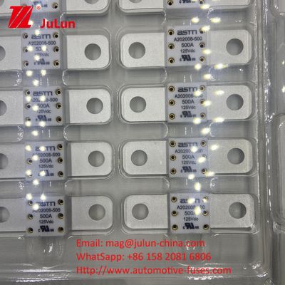 A202008 250A 125VDC Ceramic Automotive Fuses Bảo vệ mạch ngắn Kích thước nhỏ 70VDC
