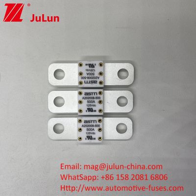 Fuse pin xe hơi ASTM 50.8 Khoảng cách giữa 2 lỗ 200A 125VDC 20KA