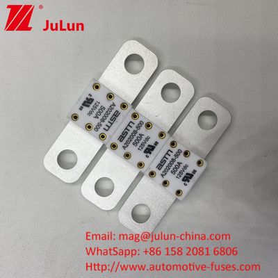 ASTM 400A 125VDC Ceramic Metal Car Battery Fuse Cho Ngành Công nghiệp Ô tô 68*17.7*12mm