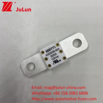 Khả năng phá vỡ cao 350A 125Vdc EV Fuse Kích thước nhỏ Bảo vệ mạch ngắn dòng cao
