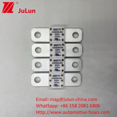 Khả năng phá vỡ cao 350A 125Vdc EV Fuse Kích thước nhỏ Bảo vệ mạch ngắn dòng cao