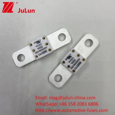Ceramic 350A 125VDC Car Battery Fuse Khả năng phá vỡ cao dưới 125Vdc