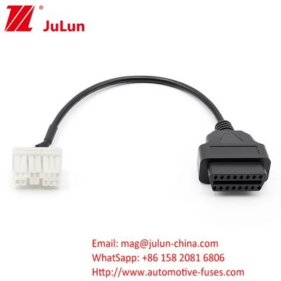 Tesla Model S / X OBD2 12PIN Cáp chuyển đổi chẩn đoán dây chuyền dây chuyền ô tô
