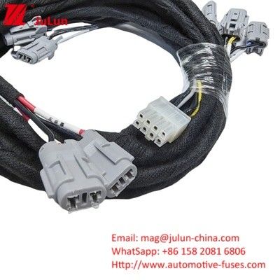 Ống chống nước Đèn đèn pha ô tô LED Adapter dây cắm H1 9005/9006 Phụ nữ sang nam PVC cách nhiệt Đèn chùm