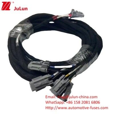 Cáp mở rộng 54 Pin cho Ford Sync Điện khí ô tô Apim Connector Cáp mở rộng dây chuyền dây chuyền với RCA