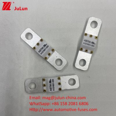 Lưu trữ năng lượng 250A 125VDC Ceramic Automotive Fuses 6KA Khả năng phá vỡ Vật liệu vàng