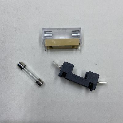 PCB bảng lắp đặt 6 * 30mm 250VDC Đen xanh minh bạch vàng xe ô tô Fuse Holder