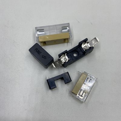 Lắp đặt bảng PCB 6 * 30mm Car Fuse Holder với 5 * 20mm Glass Fuse Holder