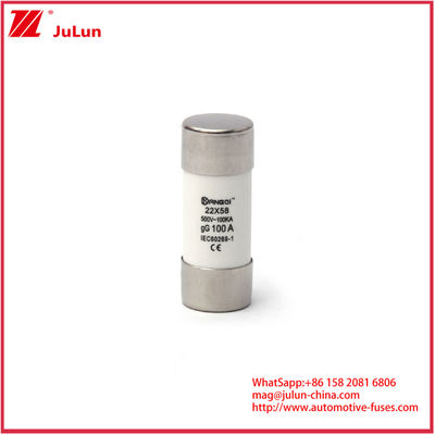 Bộ an toàn ô tô gốm 20A 1000VDC PV FUSE phá vỡ 10*38mm 14*51mm 20*65mm Capacity With Substitutional Ability 1000VDC 10A 15A 25A 30A And IEC Safety Standards