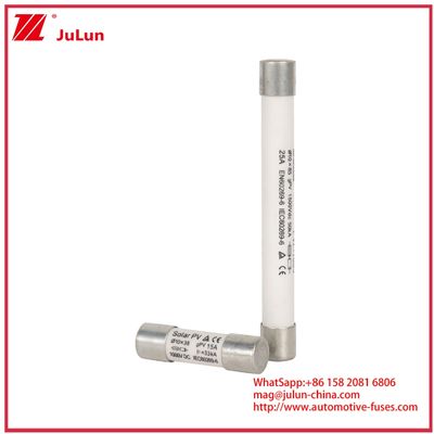 15A 1000VDC GPV Fuse 10*38 Đối với hệ thống năng lượng mặt trời IEC60269-6