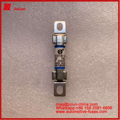 Năng lượng EV 10 * 38mm Tubular Fuse EV315-M 3E 15A 500VDC Đối với xe điện Cài đặt cuộn dây đáp ứng tiêu chuẩn JASO D622