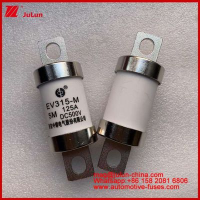 EV315-M 5M 125A HS 500VDC Xe tải Lượng xe điện ống nặng Fuse đồng liên tục với sử dụng loại EV