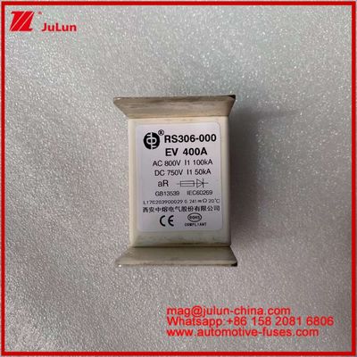Phân loại sử dụng EV 400A AC800V 100KA DC750V 50KA ống gốm bảo vệ mạch ô tô cho xe điện