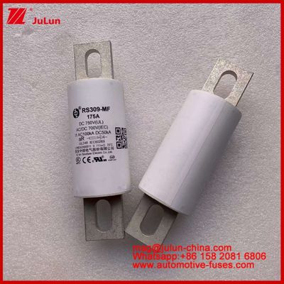RS309-MF 175A 750VDC UL Tubular Ceramic Fuse AR 750VDC/700AC IEC 20KA GB 5-800A cho xe điện và hệ thống điện