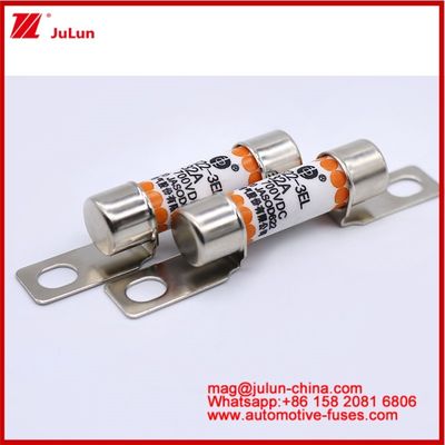 EV322 3EL 32A DC700V Tubular Ceramic Fuse Compact Size High Rated Current Short Circuit Protection Bảo vệ mạch ngắn
Khả năng phá vỡ cao ở 100Vdc/125Vdc