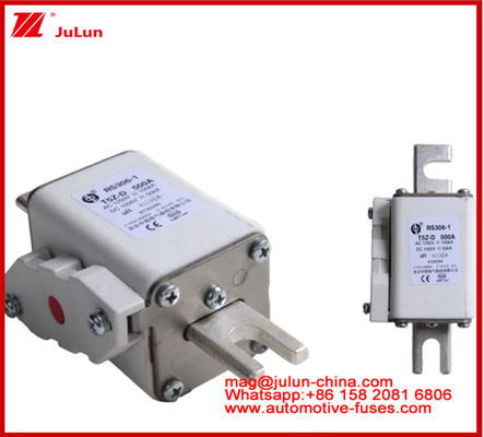RS306-01-T5Z D 500A AC1250V DC1000V 50KA Square Caremic Fuse Hệ thống kéo xe điện Chuyển đổi điện Lưu trữ năng lượng Bộ sạc trên tàu Hiệu suất DC xuất sắc