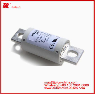 RS309-MD-125A Ceramic Auto Fuses 500VAC200KA 500VDC 50KA AR DC Hiệu suất Cấu trúc kết nối cuộn xe ô tô