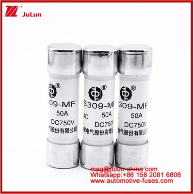 Xe ô tô Bolt Stud-mount Caremic Round Tube FUSE RS309-MF 50A DC750V DC cho EV / HEV