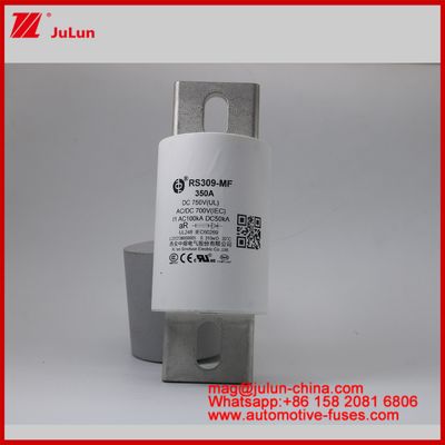 RS309-MF 350A Xe hơi Bolt Stud-mount Ceramic Tubular FUSE DC700AV DC Được thiết kế đặc biệt để bảo vệ EV / HEV