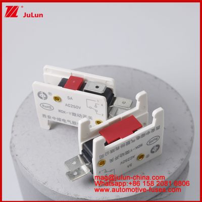 WDK-Y 5A 250V Micro Switch ô tô Mount Fuse cho EV / HEV Xe đặc biệt thiết kế cơ sở an toàn cho tình huống xe