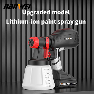 Ứng dụng phổ biến Bụi phun khí cao Bụi phun khí áp suất 700ml Súng sơn không dây Động tay Điện 1.5mm 1.0mm Diy Grade Pin Điện Tái thiết kế Nhà Vườn