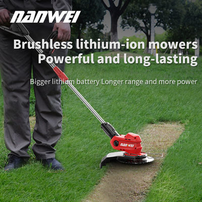 Trimmer máy cắt cỏ không dây cho cỏ cỏ trong khu vườn Điện cắt cỏ Vành đai xanh Máy pin gia đình
