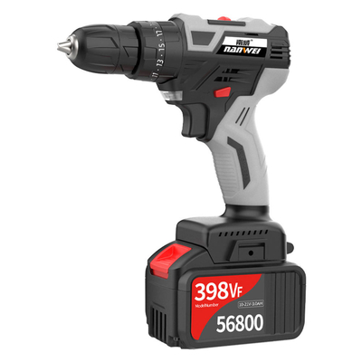 Máy khoan không dây Công cụ điện pin lithium Máy khoan tác động điện cầm tay hỗ trợ pin lithium