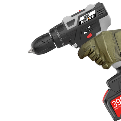 Máy khoan không dây Công cụ điện pin lithium Máy khoan tác động điện cầm tay hỗ trợ pin lithium