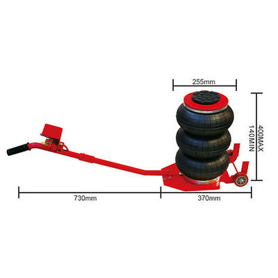 Thiết bị nâng xe ô tô di động 3 tấn túi khí khí nén Jack với cánh tay gấp