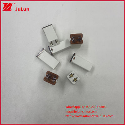 Chiếc xe 32VDC Máy ngắt mạch Mini Car Fuses 25A 32V Terminal nữ Quadrat Plug-In Fuse Link cho xe ô tô 0495025.ZXA