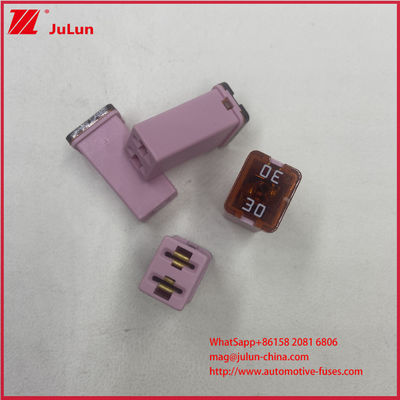 PC Cover 30A PA66SBFC-JT Fuse Cartridge Pacific Low-Ampereage Plug-In Type Fuse J Case Slow Blow Auto Fuse DC32V Car Marine RV Automotive Circuit Breakers