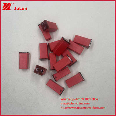 Hình ảnh thấp trung bình chậm J Case Blade Automotive Fuses Điện định lượng 20A 25A 30A 40A 50A 60A Xe tương thích 0895050.U AUTO 50A 58VDC