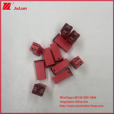 60A Tái thiết lập tự động 20A 40A Dòng sản phẩm 30A 40A 50A Cho Ford Chevy GM Mini Automotive Low Profile 58VDC Car Fuse PEC 34220011 SBF LPJ-20A 32V