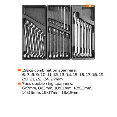 Công cụ đa năng Thiết bị Bộ dụng cụ ngực Công cụ 163pcs
