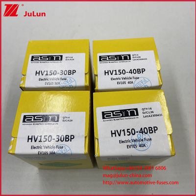 ASTM 15A 30A DC500V Bảo vệ bộ an toàn xe điện hiện tại cho HEV trong Bolt Ceramic