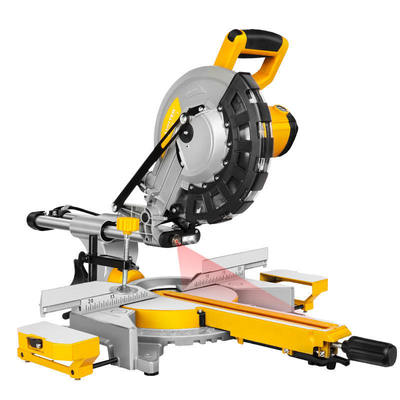 Xây công cụ làm gỗ 2400W hợp chất trượt Miter 10-Inch Miter cắt 255mm cho thợ thủ công DIY