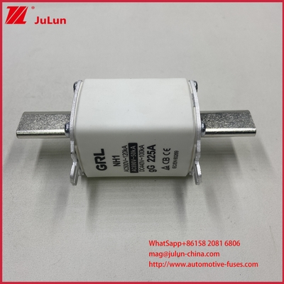 NH000 NT000 300A 225A 500V 120kA Khả năng phá vỡ cao Fuse Fuse Link với GG-gL Knife Contactor Blade