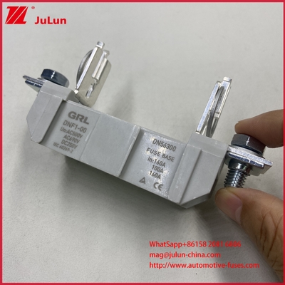 NT000 FUSE AR High Breaking 500V / 690V Đánh giá Ceramic Porcelain Melt Link Fuse 80A Liên kết đồng điện áp thấp NH000 Fuses
