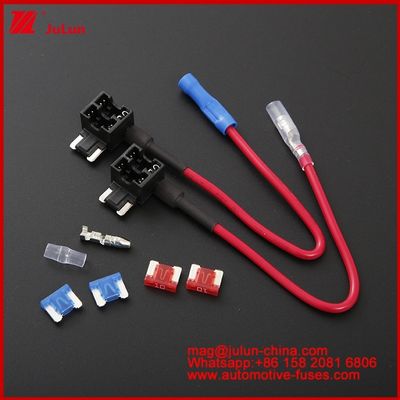 ATS / Low Profile Mini/Micro2/Micro3 Fuse Holder Mini Low Profile Add-a-Circuit Fuse Tap Bullet Connector Adapter Micro Inline Fuse Holder