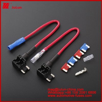 ATS / Low Profile Mini/Micro2/Micro3 Fuse Holder Mini Low Profile Add-a-Circuit Fuse Tap Bullet Connector Adapter Micro Inline Fuse Holder