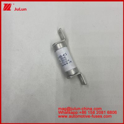 RS308-HB 10A 16A 20A 25A 32A 40A 690VAC/550VDC Gốm Lắp đặt bu lông M6 Cầu chì ô tô để bảo vệ chống đoản mạch trong Lưu trữ năng lượng Định mức dòng điện cao