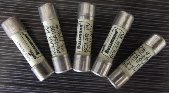 Cầu chì pV năng lượng mặt trời quang điện 10x38 Series 1A-20A 1000VDC Bảng điều khiển
