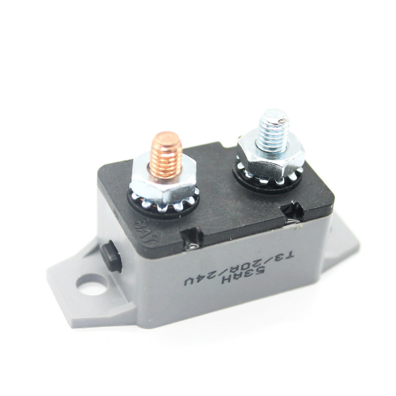 20A 30A 40A 50A Thủ công Thiết lập lại mạch quá dòng Bộ ngắt mạch Loại nhựa Cánh bu lông