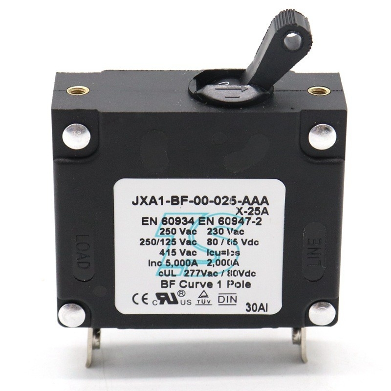 Bộ ngắt mạch 1-50A Thiết lập lại nút quay bộ bảo vệ quá tải hiện tại cho nhà đóng tàu phương tiện