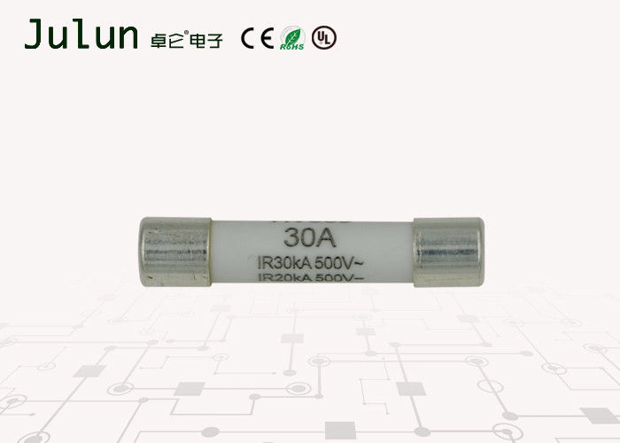 Cầu chì cao áp CE Dc 30A 6x30mm cho hệ thống Pv Ứng dụng năng lượng mặt trời