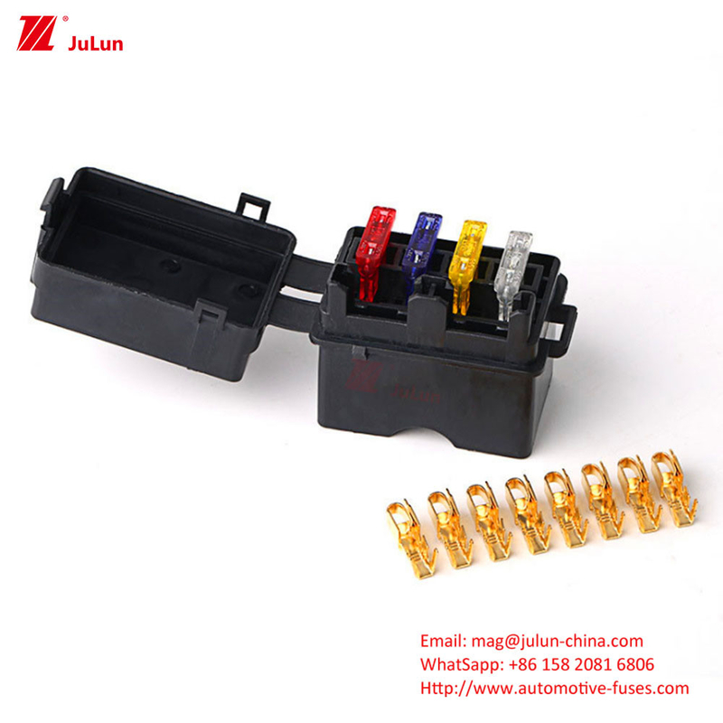 Máy bảo hiểm tự động Nơ-lôn giữ bộ bảo hiểm 32V 30A-500A Năng lượng định số ANM High Power Fuse Box Accessories